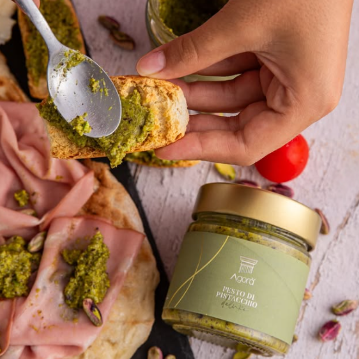 Pistaatsiapesto – 57% Sitsiilia pistaatsiapähkleid - 175 g