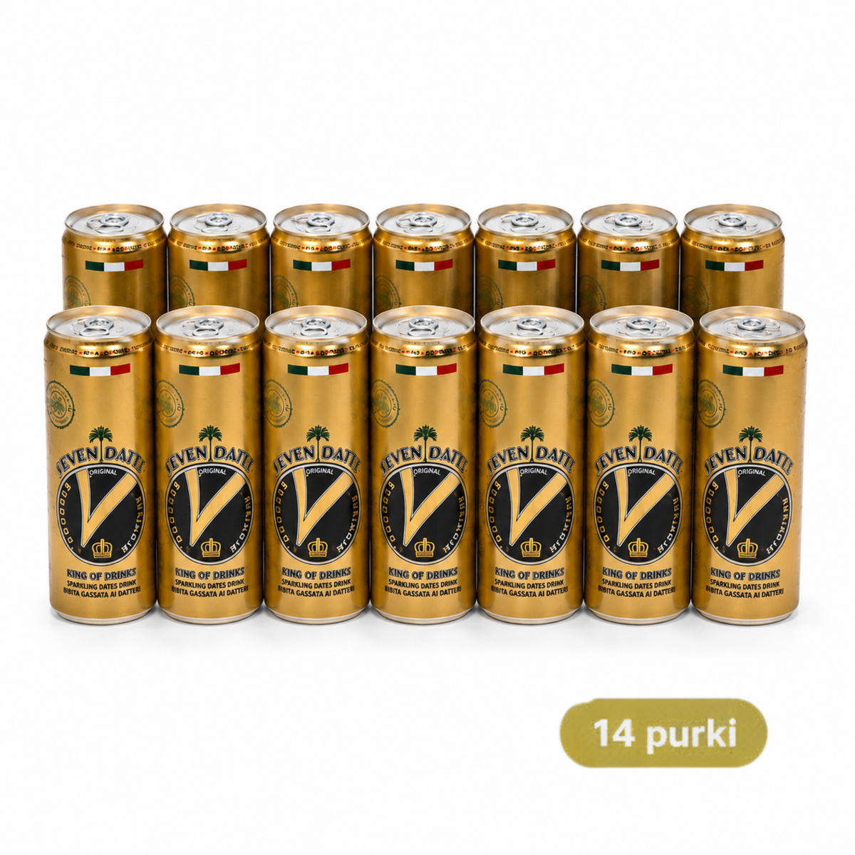 7 Dates datlilimonaad 25 cl x 14 tk